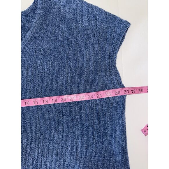 J. Jill Blue Fringe Hem Top - Picture 10 of 16